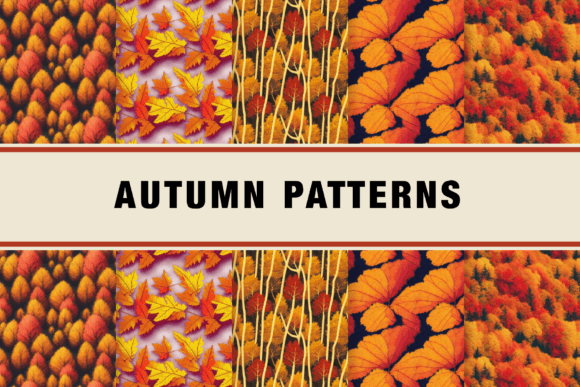 Autumn Seamless Patterns – Set of 5