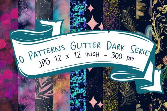 Bundle Patterns Glitter Dark Series