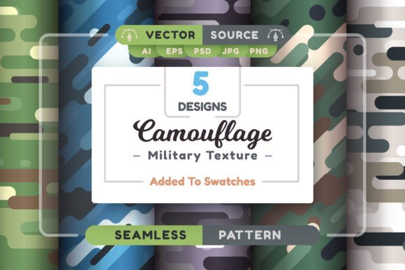 Camouflage Seamless Patterns