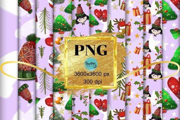Christmas Seamless Patterns V.5: 10 Gradient Designs for Real-World Creative Use