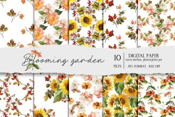 Fall Digital Papers & Autumn Patterns