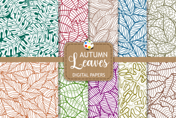 Fall Leaves Seamless Vector Patterns: Minimal, Versatile, and Ready for Real Projects
