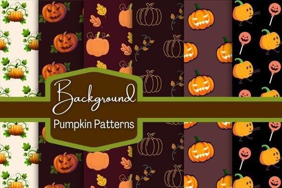 Pumpkin Patterns Wallpaper for Halloween